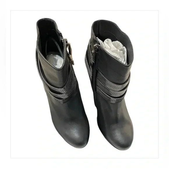 RODO LEATHER HEELS MADE IN ITALY NIB SIZE 9.5